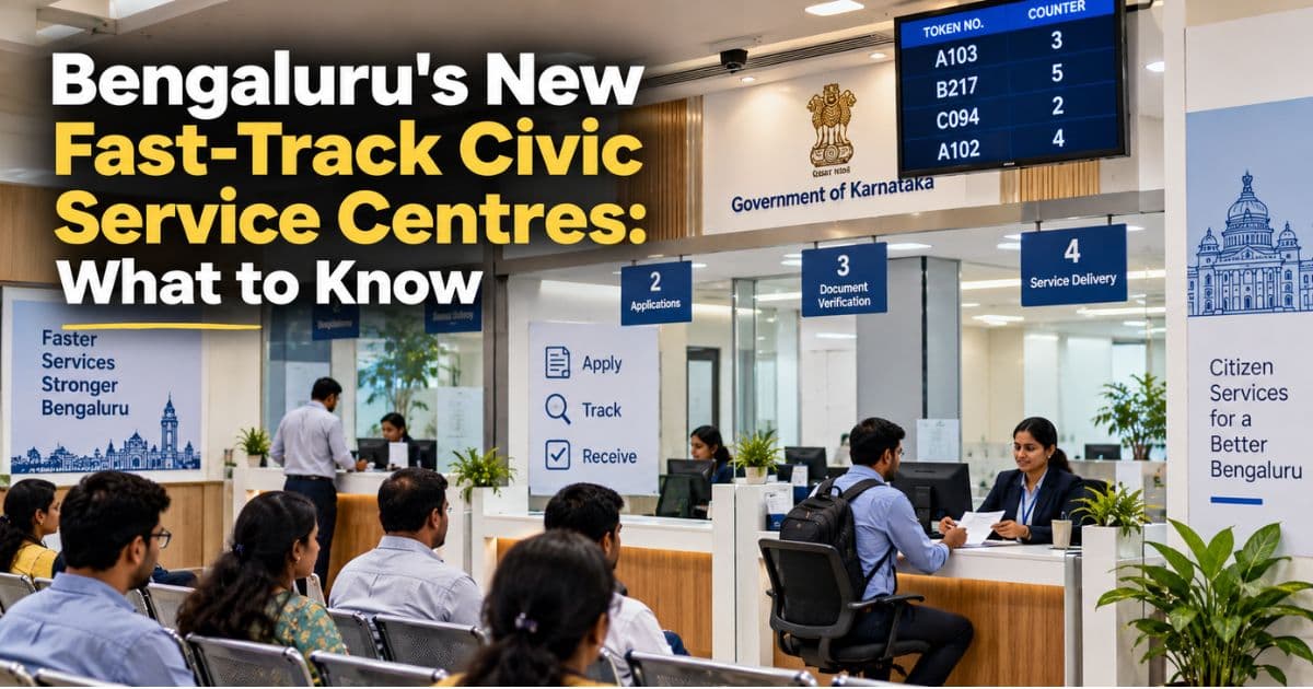Bengaluru May Soon Get Fast-Track Civic Service Centres — For a Fee