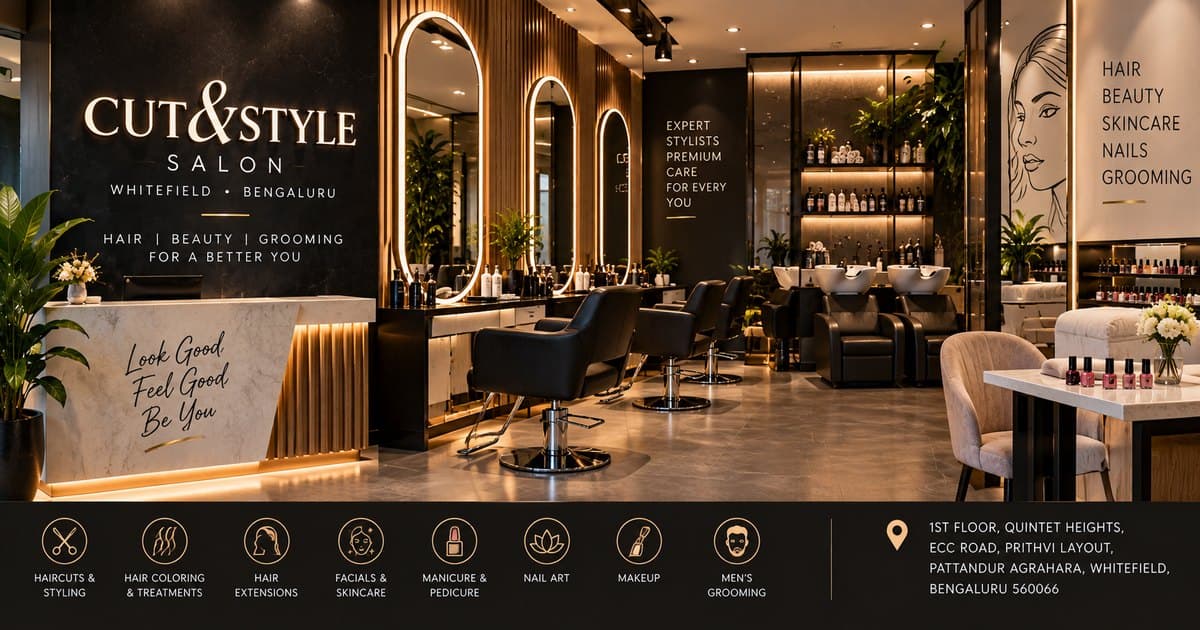 CUT&STYLE Salon - Whitefield, Bengaluru