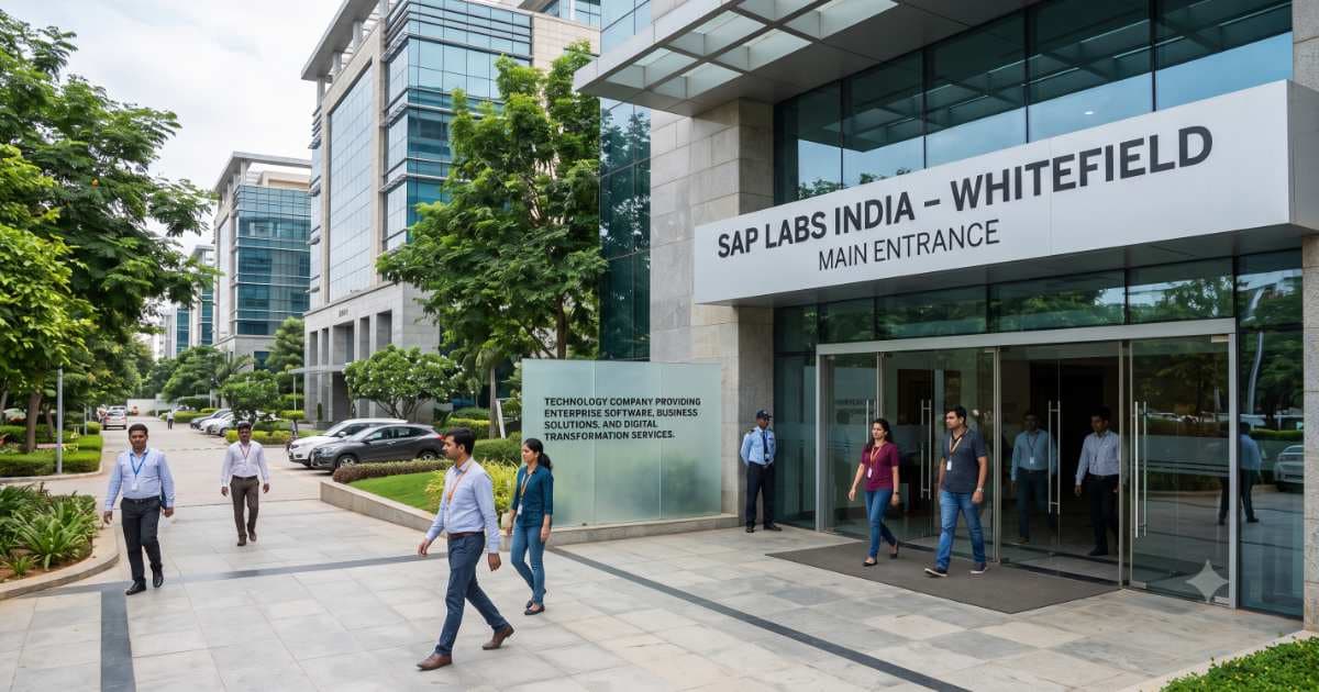 SAP Labs India - Whitefield (Main Entrance)